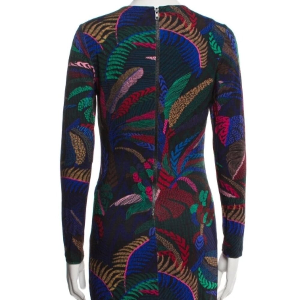 NWT FARM Rio Amazonia Night Rainforest Long Sleeve Bodycon Dress S $230 - Picture 10 of 11